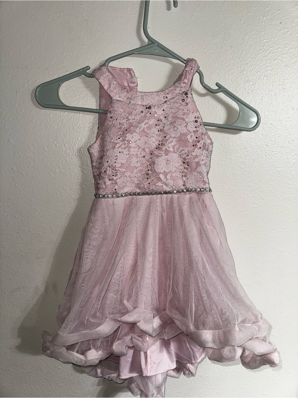 Speechless Light Pink Lace & Tulle Party Dress